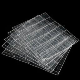 Clássico Porta-moedas para Coleção, Álbum Pockets, Folder Pages, Armazenamento, Clear Organizer, 42, 30, 20, 12, 3 Pockets - Image 3