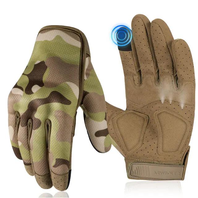 Luvas Táticas Antiderrapantes para Exército, Motocicleta, Airsoft e Paintball - Ideal para Homens e Mulheres