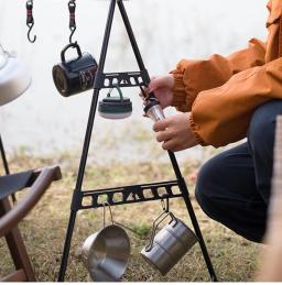 ShineTrip-Lightweight Camping Tripé, Side Buckle, Extensão Hanger, Multifuncional, Gancho, Estabilis - Image 1