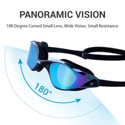 Professional Small Frame competição natação óculos para homens e mulheres, óculos de esportes aquáticos, ajustável corrida óculos, Clearance Sale - Image 6