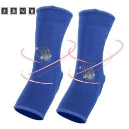 Faixa elástica de proteção de tornozelo para sanda, muay thai, boxe, taekwondo, segurança esportiva, almofada de tornozelo, 1 par - Image 2