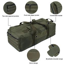 SINAIRSOFT Tactical 80L Grande Capacidade Mochila Caça Engrenagem Treinamento Esportes Fitness Viajando Bolsa de Ombro Móvel - Image 4