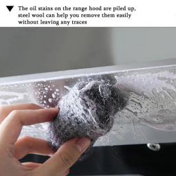 Conjunto de almofadas de esfrega de fio de aço, 10 peças para itens de acessórios de limpeza de cozinha, escova de sabão elétrica com removedor de óleo, esponja de lavar louça - Image 3