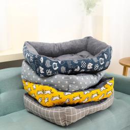 Confortável Pet Nest Bed, Camas Cat, Engrossar Pet Mats, Cama para cães pequenos e médios e grandes, Sofá-cama, Canil Dormir Camas, Manter Quente - Image 1