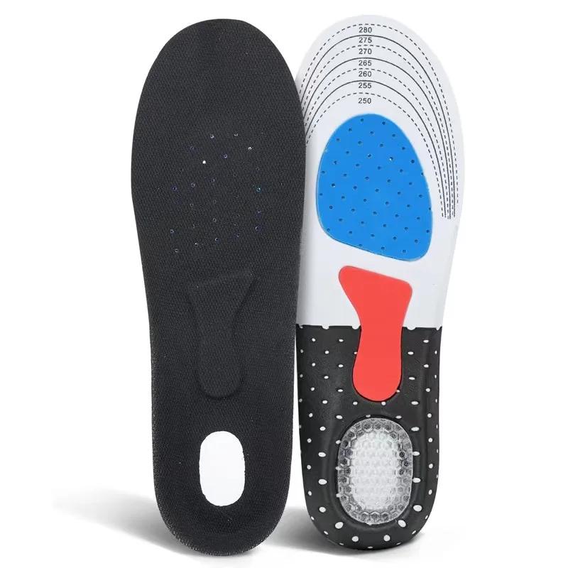 Palmilha esportiva de silicone para homens e mulheres, suporte do arco, palmilha em gel - Image 1