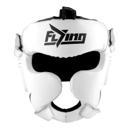 MMA Muay Thai Capacete de Boxe com Máscara, Artes Marciais Sparring, Equipamento de Treino, Taekwondo, Crianças, Adultos, Novo - Image 6
