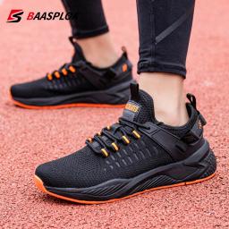 Baasploa-Sapatos esportivos respiráveis de malha casual masculina, tênis antiderrapantes de corrida, leves, confortáveis, masculinos, ao ar livre, novos - Image 2