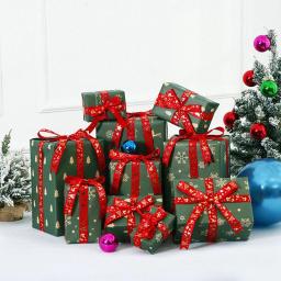Atacado papel de embrulho de natal suprimentos de embalagem de presente caixa de presente de natal embrulho de presente de natal suprimentos de natal - Image 6