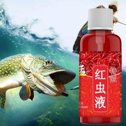 Aditivo para isca de peixe 60ml Líquido concentrado de minhoca vermelha Alta concentração de atrativo para isca de peixe Alimento para pesca de trutas, bacalhau, carpa e robalo - Image 4