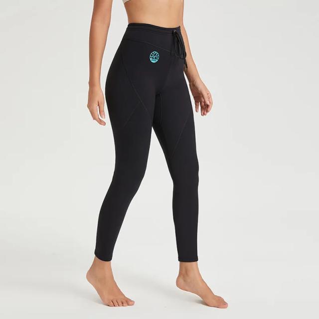 Calças de Mergulho Oulylan em Neoprene para Homens e Mulheres - 1,5mm para Natação, Surf e Vela em Água Quente e Fria