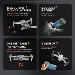 E88 rc drone professinal com câmera grande angular hd 1080p helicóptero dobrável wifi fpv altura segurar brinquedo de presente - Image 3