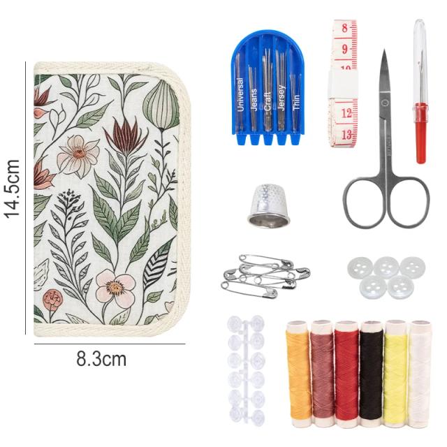 Kit Completo Multifuncional de Costura DIY com Acessórios para Acolchoar, Bordar e Viajar, Ideal para Família