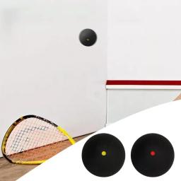 Single Dot Rubber Squash Bolas Raquete Elástica Alta, Bolas de Squash de Longa Duração, para Iniciantes Treinamento de Competição - Image 3