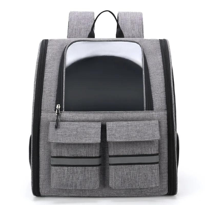 Estojo do carrinho de estimação respirável, Grande destacável gato e cão bolsa transportadora de viagem, Mochila portátil gato, Pet Bag de ventilação ao ar livre - Image 1
