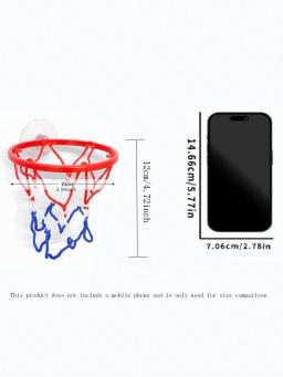 Pequeno conjunto de basquete elástico para crianças, pulso coordenado, bola de borracha sólida, exercício e jogo de mesa - Image 4