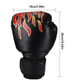 Luvas de boxe ajustáveis confortáveis para homens, soco, sparring, luvas de luta, protetor de mão preto, adulto, 1 par - Image 6