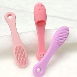 Cão gato dedo escova de dentes pet macio dedo nariz blackhead escova de limpeza silicone cão gato lã escova cão de estimação accessorie - Image 1