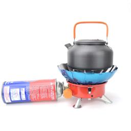 Fogão ao ar livre portátil à prova de vento, fogão a gás, queimador de piquenique, saco de armazenamento, caminhadas, 2800W - Image 5