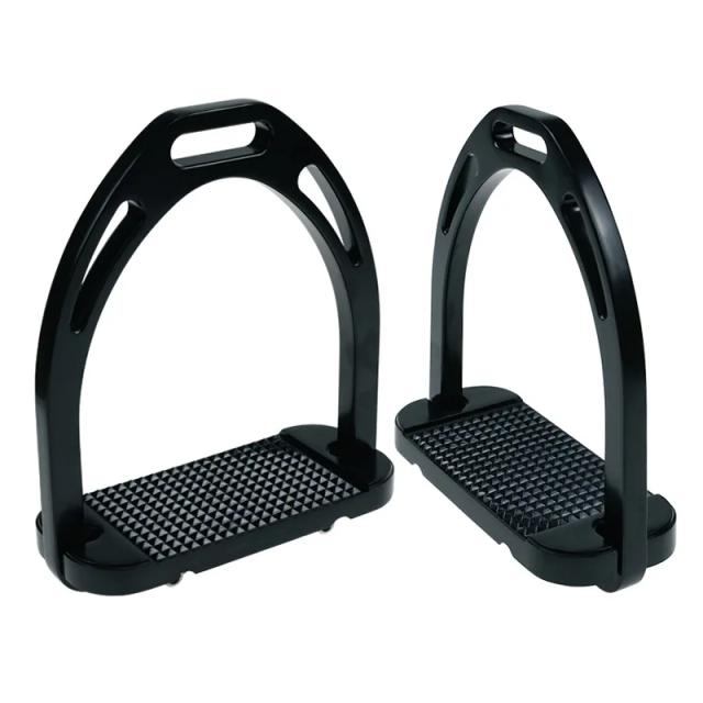 Estribos de Equitação Metal Premium com Almofada de Borracha - Proteção e Conforto Superior