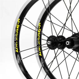 CHOOEE-Rodas de Bicicleta Dobráveis, Acessórios de Bicicleta, Peça de Ciclismo, Freio V, Rodas Dianteiras e Traseiras, 8 velocidades, 9 velocidades, 10 velocidades, 11 velocidades, 16H, 20H, 16 polegadas - Image 3