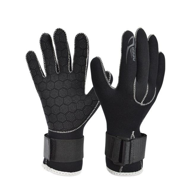 Luvas de Mergulho em Neoprene de 3 mm e 5 mm para Aquecer em Snorkel, Surf, Caiaque e Esportes Aquáticos