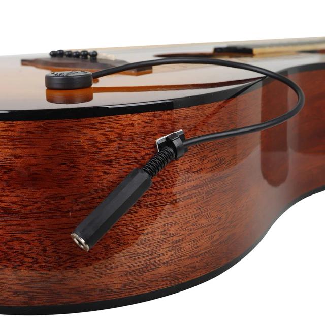Captador Acústico Portátil de Borracha Piezo: Acessório Ideal para Instrumentos Musicais como Guitarra e Violino