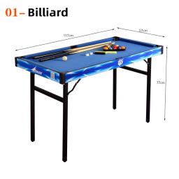 Mesa dobrável multifuncional para crianças, mesa para bilhar em casa, tênis de mesa, hóquei no gelo, mesa shuffleboard, 4 em 1 - Image 3