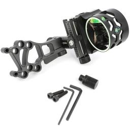 Archery Composto Bow Sight, Fibra com Sight Light, Micro Ajuste Up Down, Esquerda Tiro Direito, Caça Bow Acessórios, 0.019 - Image 3