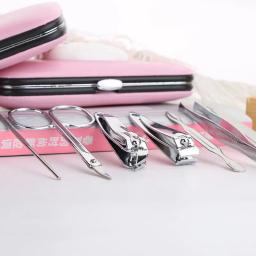 Hello Kitty Household Nail Scissors Set, Nail Clippers especiais, ferramentas de beleza manicure, portáteis, homens e mulheres, 7 pcs - Image 3