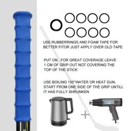 Wrap Grip Tape para Bastão de Hóquei no Gelo, Protetor Adesivo Forte, Luva Termorretráctil, Antiderrapante - Image 5