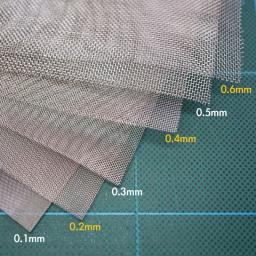 Miniatura Metal Wire Mesh Fence, DIY Modelo Kits, Militar Sand Table, Cena da Construção, Paisagem Diorama Materiais, 0.1mm-0,6mm - Image 5