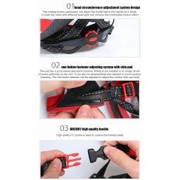 MTB Road Bike Helmet para homens e mulheres, Capacete de ciclismo para ciclismo, Almofada macia de bicicleta, Chapéu de segurança, Acessórios de ciclismo - Image 6