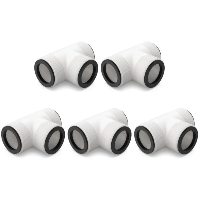 Adaptador de Extensão de Mangueira 1.5" para Piscinas Intex Cowleman - Conector Splitter com Válvula de Êmbolo (Opcional: 1 a 5 Peças)