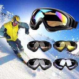 DIZETION 1Pc Inverno À Prova de Vento Óculos de Esqui Óculos Esportivos Ao Ar Livre Óculos de Esqui À Prova de Poeira Ciclismo Lente Armação Óculos de Sol - Image 1