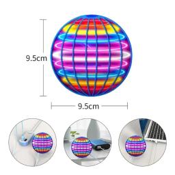 Bola voadora suspensão cor led automático boomerang bola preto tecnologia bola mágica brinquedos voadores giroscópicos anti-gravidade para crianças - Image 5