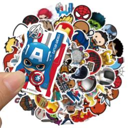 Disney os vingadores marvel adesivos para portátil telefone snowboard bagagem geladeira diy decalque brinquedo do miúdo graffiti adesivo presente - Image 1