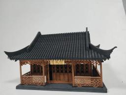 Chinese Arquitetura Pré-fabricada Kit Cabine De Madeira, Escala Miniatura Casa Modelo, Construtor De Madeira, Recipiente Pré-fabricado, 1:50 - Image 6