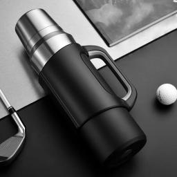 1.2/1.6/2l montanha escalada garrafa de água garrafa térmica esporte ao ar livre pote 316 aço inoxidável isolamento térmico chaleira acampamento - Image 1