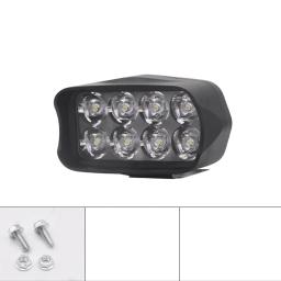 Luz frontal LED para E-bike, lâmpada triciclo super brilhante, bicicleta elétrica, farol da motocicleta, acessórios de bicicleta, 12V-80V, 8 LED, 12 LED, 16 LED, 1PC - Image 4