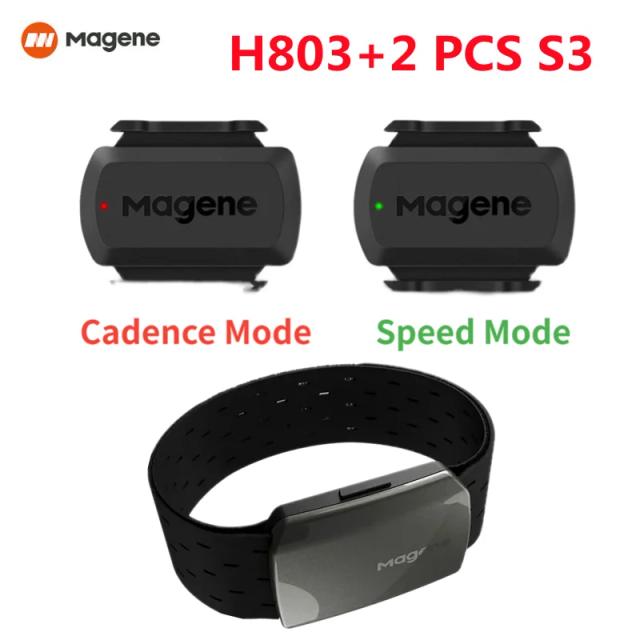 Monitor de Frequência Cardíaca Magene H803 com Bluetooth, Duplo Modo e Sensor para Fitness e Exercícios Saúde