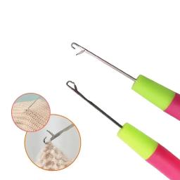 Premium Trava Gancho Crochet Agulha, Extensões de Cabelo, Penas, Tapetes, Trança Mais Rápida, Micro, Tamanho Grande, 1Pc - Image 5