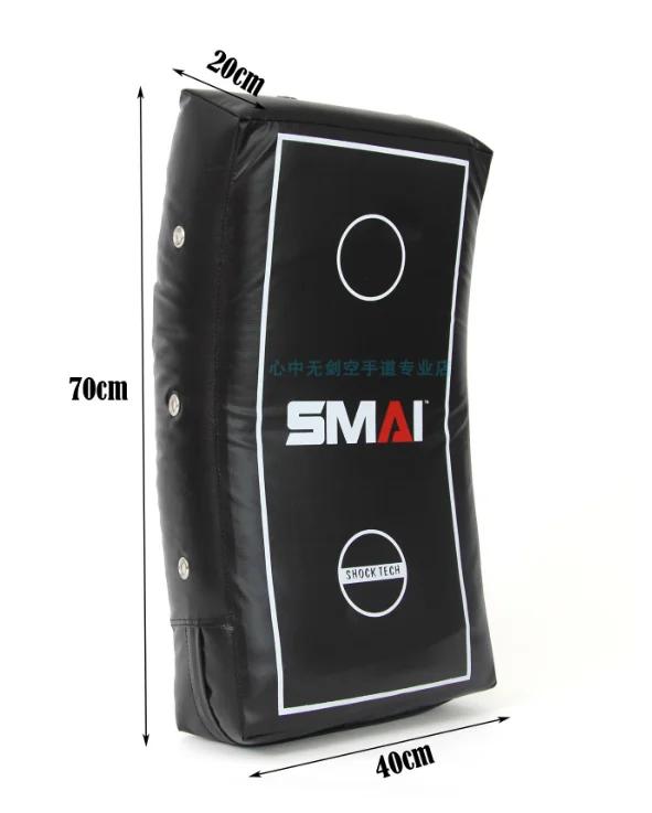 Escudo Smai Shield-Shoc Curvo WKF: Equipamento Profissional de Treinamento em Arco e Alvo para Adultos e Crianças no Boxe