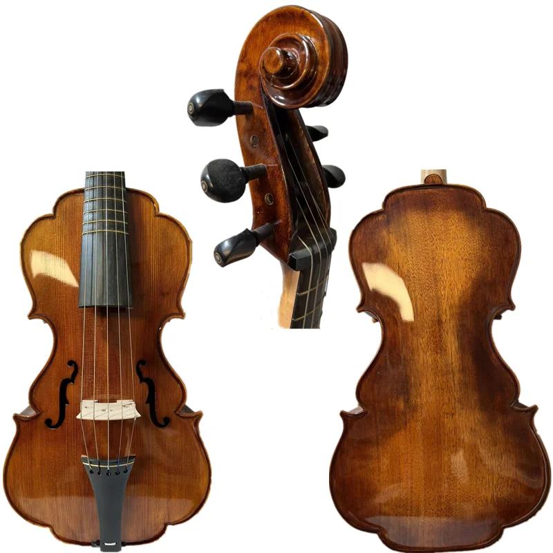 Feito à mão grande 5 cordas viola 17 7/8 "viola fretted (455mm), som ressonante grande - Image 1