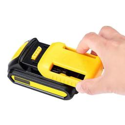 Suporte de bateria para bateria Dewalt, fivela de cinto, armazenamento, Stander, Mount Display, cabide Dock, 18V, 20V, 60V, 1pc - Image 2
