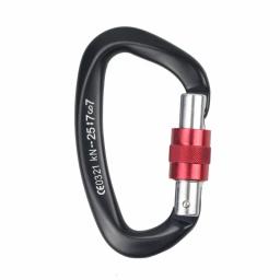Outdoor Mosquetão Escalada Equipamento, Mosquetones Y Enganches Repisa Camping Equipment, Escalada Acessórios, 25kn - Image 6