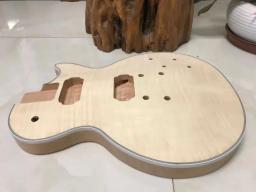 DIY guitarra elétrica Kit, mogno corpo, guitarra peças, melhor novo - Image 5