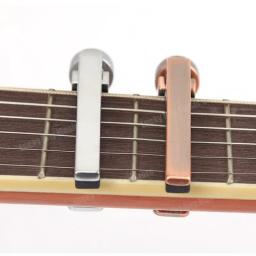 Ajustável Metal Guitar Capo Clamp, rolo para guitarra elétrica acústica, ouro de cobre e bronze, Drop Shipping, A007J - Image 4