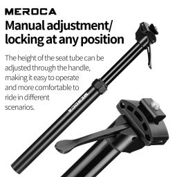 Meroca mtb conta-gotas selim 30.9mm \ 31.6mm altura hidráulica ajustável espigão de assento de bicicleta de estrada mountain bike tubo de assento - Image 4