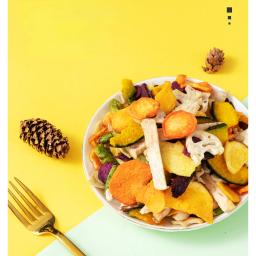 Lanches para animais de estimação liofilizados, teddy bichon, cachorro pequeno, legumes mistos, balde de frutas e vegetais mistos, suprimentos para cães - Image 4