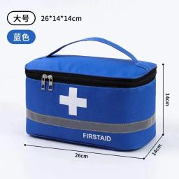 Saco portátil do armazenamento da medicina, Saco de resgate ao ar livre para primeiros socorros, Kit médico de grande capacidade, Organizador para crianças - Image 6
